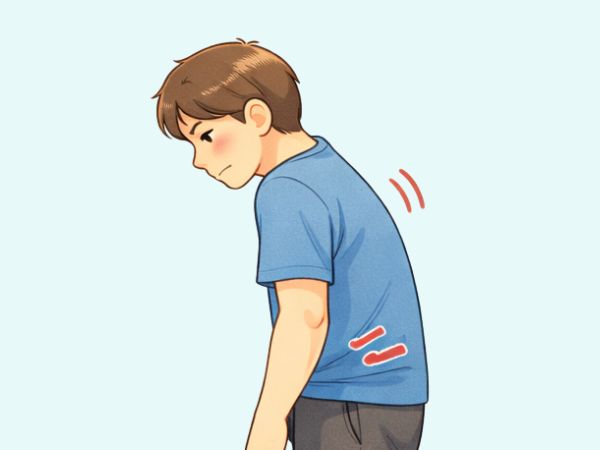 姿勢の歪み　男性