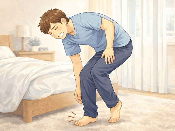 足裏の痛み　男性