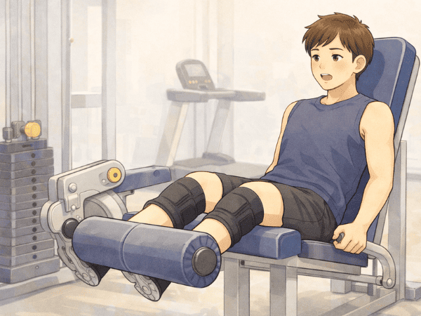 レッグカール　筋トレ