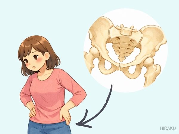 骨盤の歪みが気になる女性