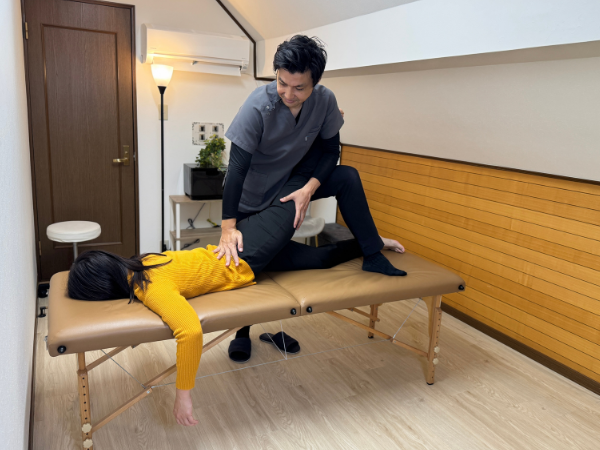 股関節 腸腰筋 腰 施術