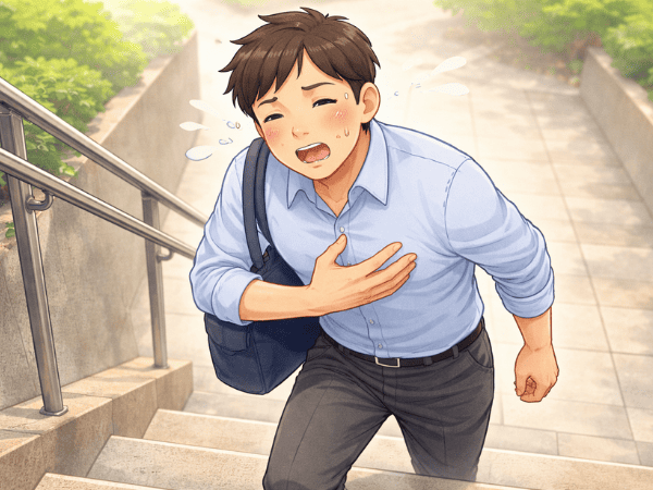 疲労 男性 階段 胸まわりの痛み