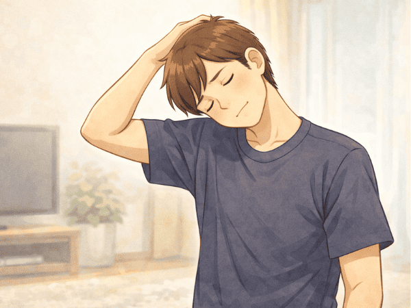 首のストレッチ
