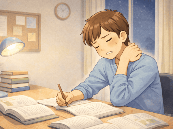 学生　首肩こり