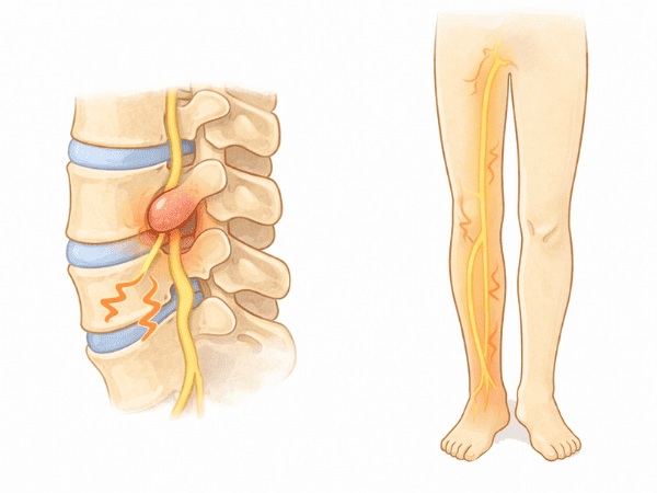 坐骨神経 ヘルニア 足の痺れ