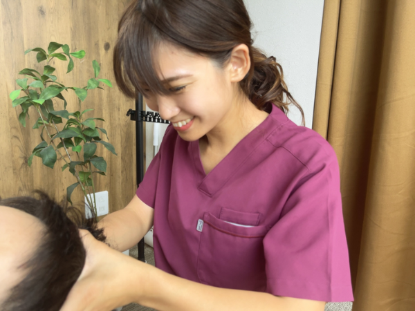 眼精疲労　施術　整体