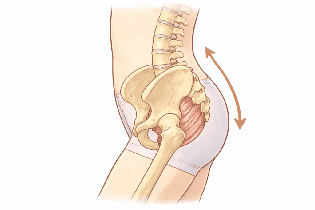 骨盤　前傾　反り腰