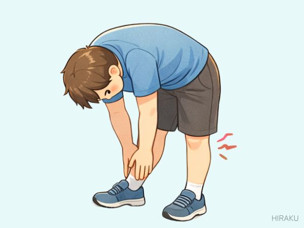 ストレッチ　前屈　男性