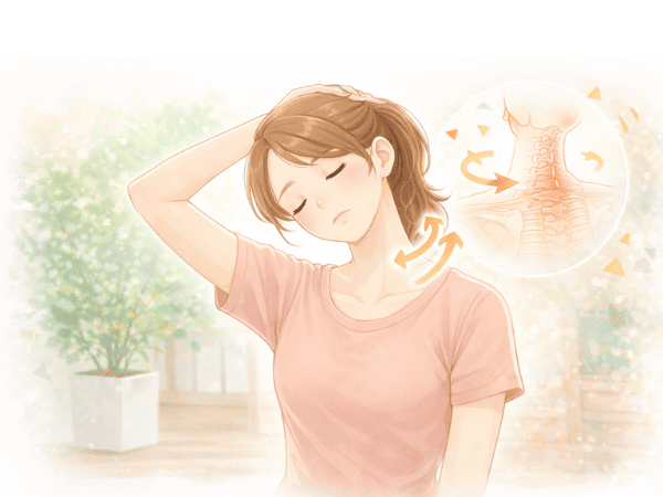 首のストレッチ