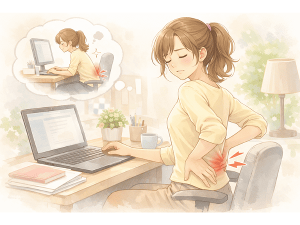 デスクワーク 腰痛 女性